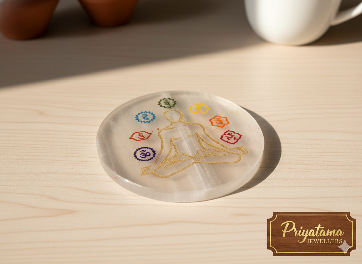 Chakra Meditation Coaster Circle