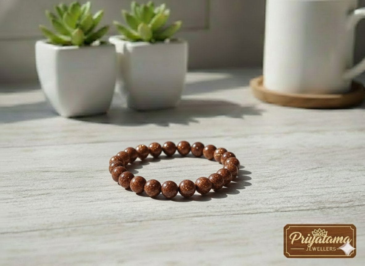 Sunstone Crystal Bracelet