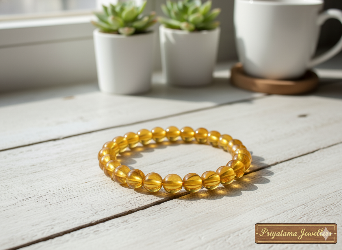 Citrine Crystal Bracelet
