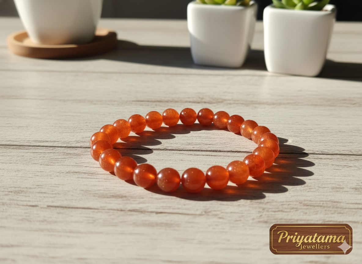 Carnelian Crystal Bracelet