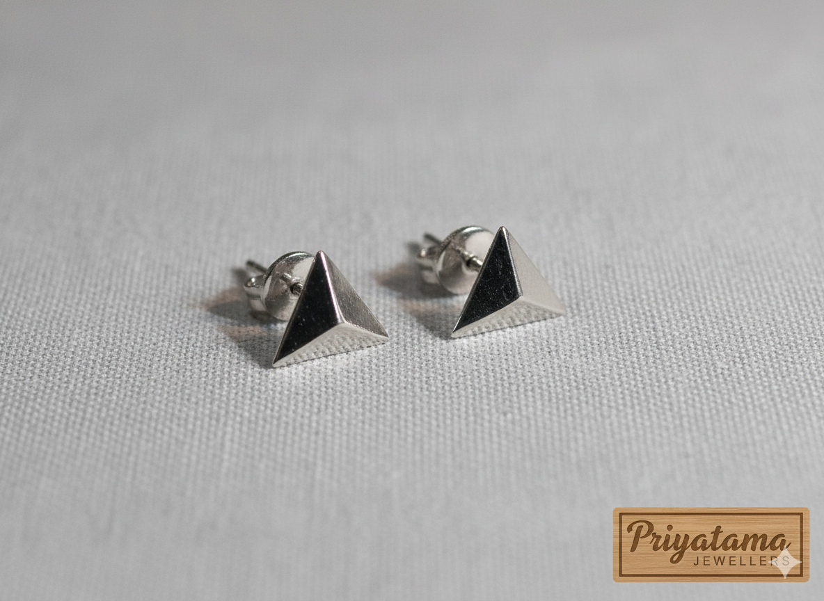 Triangular Stud Earring
